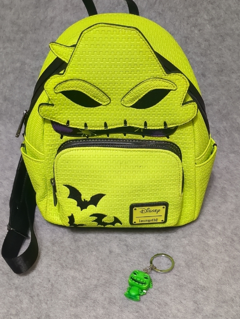 Disney Parks Loungefly Oogie Boogie NBC Mini Backpack Glow in the Dark - Picture 5 of 15